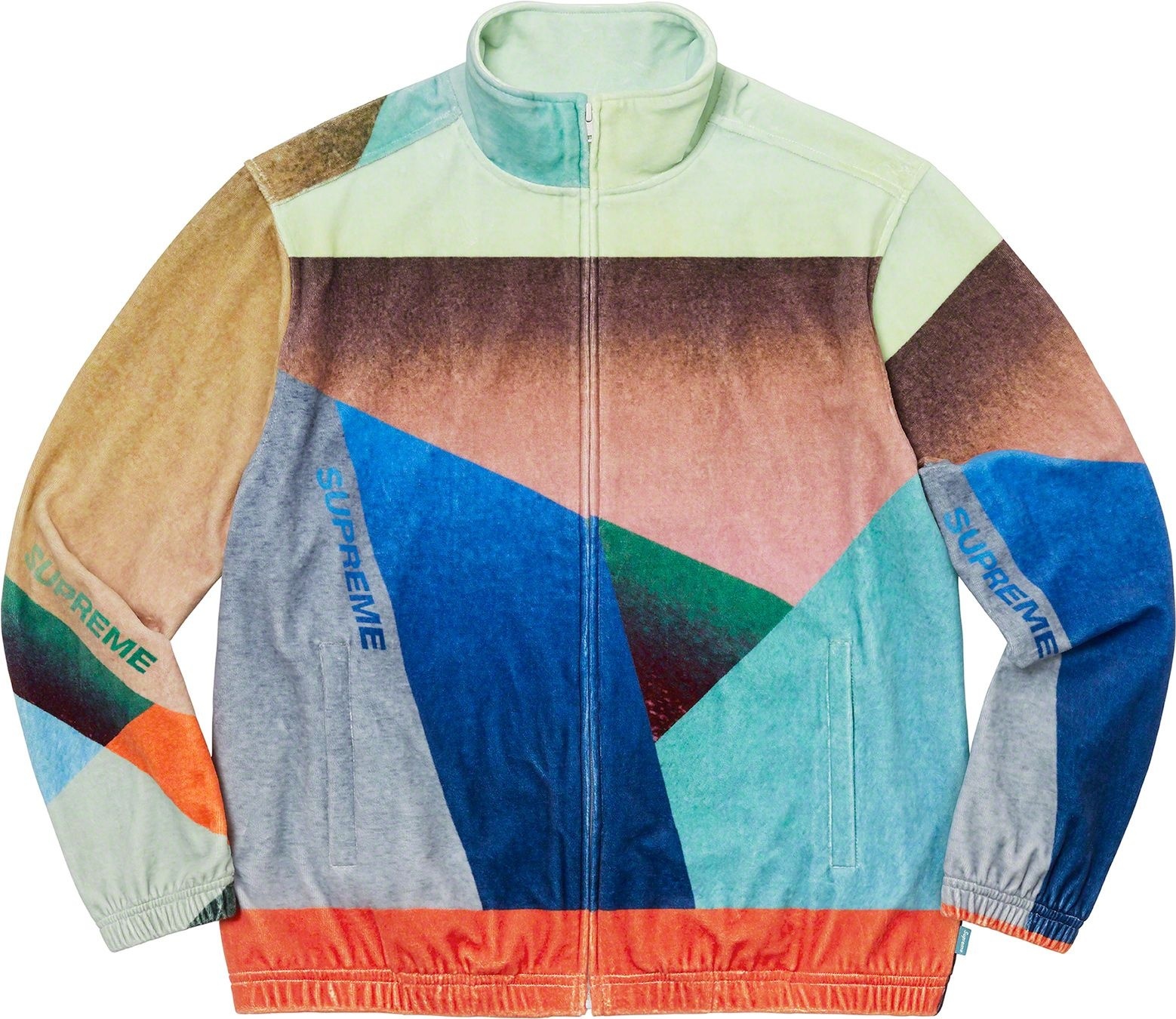 Geo Velour Track Jacket view 6
